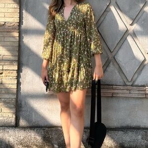 Zara floral dress